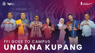 Kampus UNDANA Kupang jadi tuan rumah pertama FFI Goes To Campus [upl. by Annairoc753]