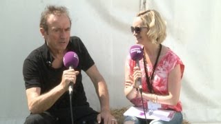 Hugh Cornwell The Stranglers Interview at Cornbury Festival 2013 [upl. by Centeno]