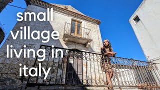 ITALY THE HONEST REALITY ABOUT LIVING in a SMALL ITALIAN VILLAGE LIVING in ITALY [upl. by Geldens]