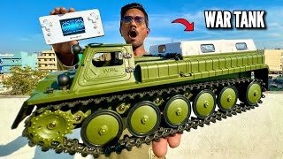 RC Unique Powerfull Panzer Tank Unboxing amp Testing  Chatpat toy tv [upl. by Boniface]