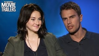 Shailene Woodley and Theo James talk about Tris amp Four in The Divergent Series Allegiant HD [upl. by Raphaela372]