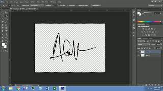 Tips amp Trik Cara Cepat Membuat Tanda tangan digital dengan Photoshop [upl. by Tekla]
