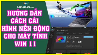 Cách cài hình nền động cho máy tính win 11 thành công 100 [upl. by Marella16]