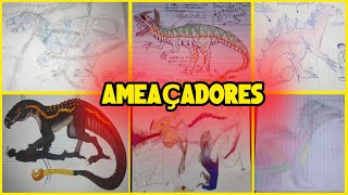 Dinossauro Híbrido Com DNA De Tribolonotus Gracilis Indoraptor Estegossauro [upl. by Artenehs]