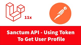 Laravel 11  Using login token to get or access data user profile from Sanctum API  Part 2 [upl. by Kingsly48]