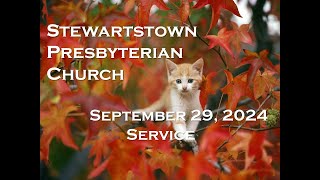 Stewartstown Presbyterian Church Service September 29 2024 [upl. by Ennoved]