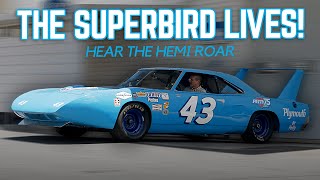 Hear Richard Petty’s 1970 Superbird Roar Back to Life with Kyle Petty Behind the Wheel 4K [upl. by Fortune]