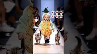 👼 cutephoto Baby and cute pet catwalk show cute baby and cute pet cute babyshortsfeed fyoupage [upl. by Herminia]