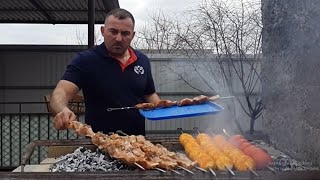 Authentic Caucasus Fish Shashlik Recipe  English Subtitles [upl. by Siusan843]