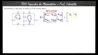 CIRCUITOS ELÉTRICOS  Exercício 41  Kirchhoff e Regra de Cramer [upl. by Jagir]