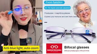 Smart Futuristic Technology Radiation Resistant Reading Glasses横版 [upl. by Nitsug417]