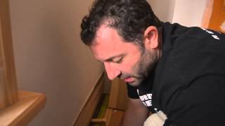 Installing Baseboard with recessed receptacles Episode  202 Hardcore Renos [upl. by Polloch763]