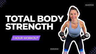 Ultimate Full Body Strength Workout In Just One Hour [upl. by Antrim]