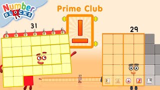 Prime Club 🟠  Learn to count  Numberblocks Full Episodes  123  Maths for Kids [upl. by Reinaldos754]