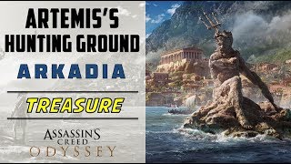 Artemiss Hunting Ground Arkadia  Loot Treasure Location  ASSASSINS CREED ODYSSEY [upl. by Ellenrahc514]