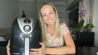 RESENHA  REVIEW DA AIRFRYER GRAND FAMILY DE CINCO LITROS DA MONDIAL [upl. by Mishaan895]