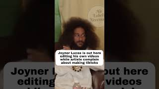 Joyner Lucas’ Manager reveals that Joyner still edits and shoots his own music videos [upl. by Weider101]