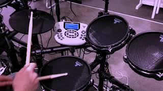 TOURTECH TT22M Portable Electronic Drum Kit  SOUND BITE [upl. by Ennahoj780]