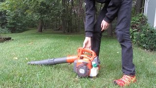 Husqvarna 125B Leaf Blower Review [upl. by Jovitta]