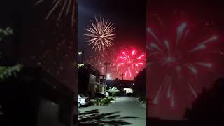 Fire Work At My Place Khayaban e Amin [upl. by Agle266]