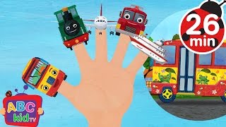 Finger Family Vehicles 2D  More Nursery Rhymes amp Kids Songs  CoCoMelon [upl. by Greta]