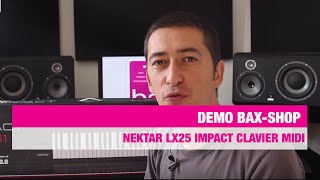 Demo Clavier MIDI Nektar LX61 Impact [upl. by Ahsemed242]