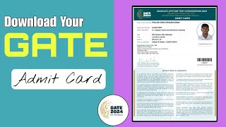 How to download Gate admit card 2024 in Telugu [upl. by Ardnikal]