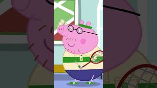 Daddy Pigs Badminton Masterclass peppapigtales peppapig shorts [upl. by Adav]