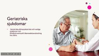 Geriatrik  åldrandets sjukdomar avsnitt 1 [upl. by Eras]