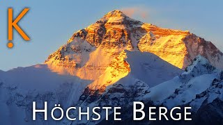 Die 10 höchsten Berge der Welt 🏔️ und ihre Erstbesteigungen [upl. by Keavy246]