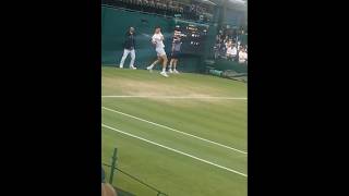 Thanasi Kokkinakis Hating the Wimbledon Grass atp tennis wimbledon [upl. by Itsrejk]