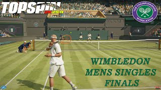 TOPSPIN 2K25  WIMBLEDON Championship  Mens Singles Finals [upl. by Lilia971]