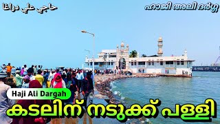 കടലിന് നടുക്കുള്ള പള്ളി കണ്ടിട്ടുണ്ടോ😱Dargah in sea mansanvlogs hajiali trending mumbai food [upl. by Cope]