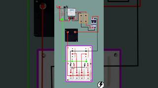 Ampere Meter board connection kaise kare ⚡️💡 Like subscribe plz 🙏shorts youtubeshorts electronic [upl. by Liba]