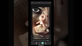 Photoshop skin retouching 1 click shortvideo adobe viralvideo reteaching [upl. by Naujej]