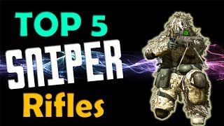 quotTOP 5quot SNIPERS RIFLES in quotCall of Duty Zombiesquot quotBlack Ops 2 Zombiesquot Black Ops and WAW Zombies [upl. by Wilone]