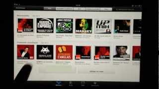 Podcast  Lapplication iPadiPhone pour regarder et sabonner aux podcasts iTunes [upl. by Yaras26]