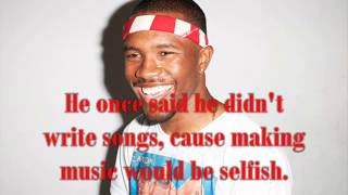 Frank Ocean  Eyes Like Sky Instrumental  Karaoke with Lyrics [upl. by Salas]