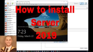 How to install Server 2019 [upl. by Erdnad]