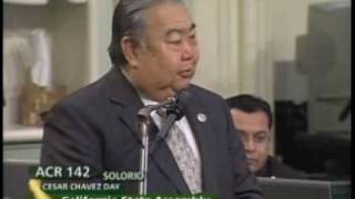 Assemblymember Furutani Honors Cesar Chavez [upl. by Wisnicki]