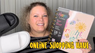 Online Haul amp Try On  Happy Planner Holly Hobbie Strawberry Shortcake Shein amp Pillow Slides [upl. by Lette]