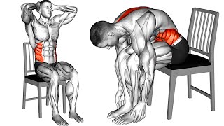 My Exercises At Home Using A Chair [upl. by Ahsieki]