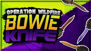 All Bowie Knife skins Showcase  Operation Wildfire [upl. by Boothman]