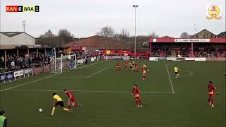 Banbury United v Brackley Town  Highlights of National League North game played on Tue 26 Dec [upl. by Dolloff]