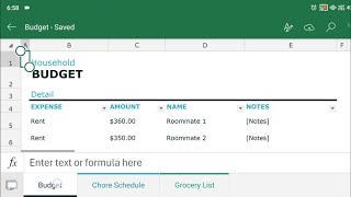 Show or Hide Gridlines in Excel on Android [upl. by Neerol]