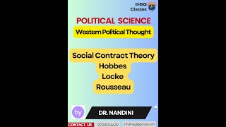 Social Contract Theory Hobbes amp Locke amp Rousseau [upl. by Aneet]