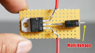 Multi Voltage Regulator Circuit Make Very Simple [upl. by Ailel]