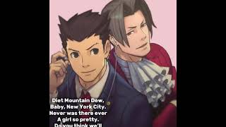 WrightworthNarumitsu edit  Ace Attorney 12 day editing challenge [upl. by Ylrevaw]