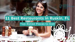 11 Best Restaurants in Ruskin FL [upl. by Adnirak849]