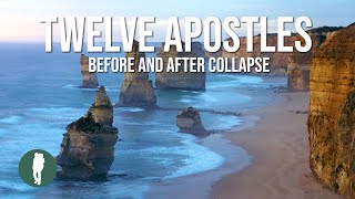 Great Ocean Road 12 Apostles Before and After Collapse [upl. by Levram]